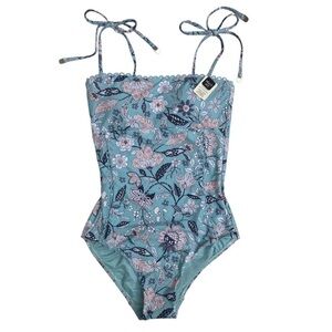 NEW Azura Australia Aria Scalloped Lace Floral One Piece Swimsuit NWT